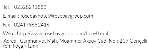 Club Rose Bay Hotel telefon numaralar, faks, e-mail, posta adresi ve iletiim bilgileri